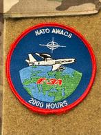 Nato awacs E-3A 2000 hours embleem, Verzenden, Luchtmacht, Embleem of Badge
