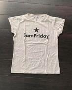 Wit white T-shirt shirt top Sam Friday maat M, Maat 38/40 (M), Sam Friday, Verzenden, Wit