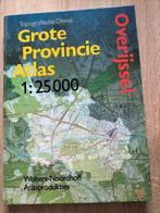 Overijssel grote provincie Atlas topografische dienst, 2000 tot heden, Ophalen of Verzenden, Wereld, Landkaart