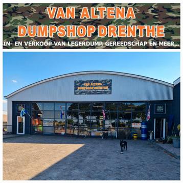 Dumpshop legerdump legergoederen Militaria leger dump shop beschikbaar voor biedingen