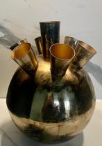 Gouden tulpenvaas, Huis en Inrichting, Woonaccessoires | Vazen, Ophalen, Overige materialen, Overige kleuren, Zo goed als nieuw