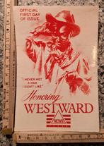 Vintage sticker Honoring Westward news Flash, Ophalen of Verzenden, Zo goed als nieuw, Overige typen