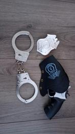 Politie Verkleedset - Pistool, Handboeien, Badge, Ophalen of Verzenden, Zo goed als nieuw, 104 of kleiner, Jongen of Meisje