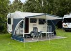 Caravelair Allegra 390 met luifel en fietsendrager, 75 kg, Treinzit, Particulier, Vast bed