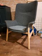 Fauteuil Ikea Vedbo donkergrijs, Huis en Inrichting, Ophalen, Zo goed als nieuw, Grijs, Eén