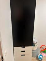 Ikea kast zwart wit stuva, Ophalen, 50 tot 100 cm, Zo goed als nieuw, Minder dan 100 cm