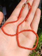 Fijne bloedkoraal ketting/ halsnoer, Ophalen of Verzenden, Overige materialen, Ketting