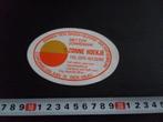 sticker den haag eig jean du bois 't zonne hoekje zonnebank, Ophalen, Zo goed als nieuw, Bedrijf of Vereniging