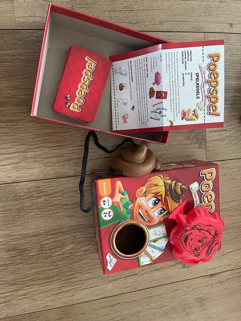 Poepspel - Leuk familiespel! Spelletjes, Een of twee spelers, Ophalen, Zo goed als nieuw, Reisspel
