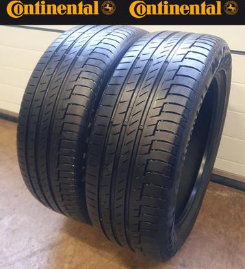 2x 225 55 R19 CONTINENTAL 6 a 6.5mm €100 P.S GEMONTEERD   beschikbaar voor biedingen