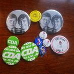 button politiek VVD CDA PvdA Hans Wiegel Ed Nijpels, Verzamelen, Ophalen of Verzenden, Zo goed als nieuw, Overige onderwerpen