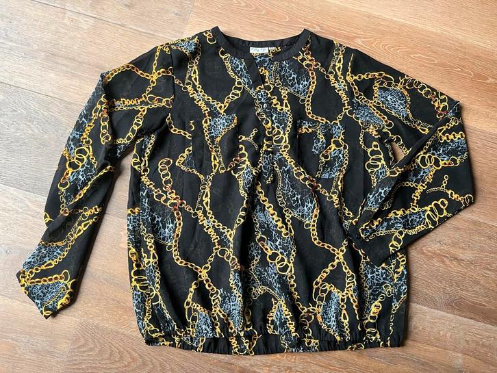 Blouse van City Life maat EL, Kleding | Dames, Blouses en Tunieken, Zo goed als nieuw, Maat 46/48 (XL) of groter, Zwart, Ophalen of Verzenden