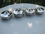 4 Alfra Alessi pannen RVS 85cl & 135cl 18/10 staal Italia, Pannenset, Ophalen of Verzenden, Zo goed als nieuw, Rvs
