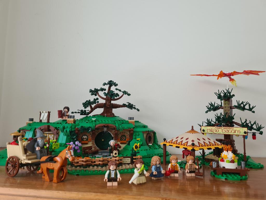 Te huur: Lego de Gouw / The Shire 10354, Ophalen of Verzenden, Gebruikt, Complete set, Lego