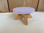 Houten salontafel lila voor. Poppenhuis, Ophalen of Verzenden, Gebruikt, Gebruiksvoorwerp
