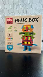 Bio bio hello box bouwstenen, Kinderen en Baby's, Speelgoed | Bouwstenen, Ophalen of Verzenden, Zo goed als nieuw, Overige merken