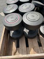 2 x 40 kg technogym dumbbells dumbell set gewichten, Dumbbell, Ophalen of Verzenden, Gebruikt, Technogym