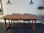 Kloostertafel/Boerentafel/Franse eettafel/Smalle eettafel, Huis en Inrichting, Tafels | Eettafels, Gebruikt, Landelijk, Vijf personen of meer
