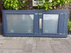Oude Voordeur met Glas, Doe-het-zelf en Verbouw, Ophalen, Gebruikt, 80 tot 100 cm, Buitendeur