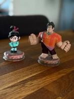 Wreck-It Ralph & Vanellope Beeldjes, Ophalen of Verzenden, Overige figuren, Gebruikt, Beeldje of Figuurtje