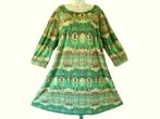 Nieuw Groen/Beige MultiColour ChrisSize Jurk Mt 4 - 54/56, Kleding | Dames, Overige kleuren, Jurk, Nieuw, Ophalen of Verzenden