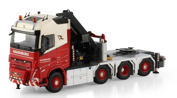 WSI VOLVO FH5 GLOBETROTTER AUTOLAADKRAAN WAGENBORG, Hobby en Vrije tijd, Modelauto's | 1:50, Nieuw, Bus of Vrachtwagen, Wsi, Ophalen of Verzenden