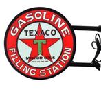 Texaco dubbelzijdige reclame decoratie wand verlichting lamp, Verzamelen, Lichtbak of (neon) lamp, Ophalen of Verzenden, Info@americansaleshop.nl