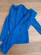 2 delig pak , colbert met lange broek donker koball blauw, Maat 38/40 (M), Kostuum of Pak, Blauw, Nieuw