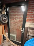 Deur met thermopane glas HR++, Doe-het-zelf en Verbouw, Deuren en Horren, 80 tot 100 cm, Ophalen of Verzenden, 200 tot 215 cm