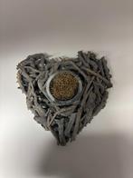 Hart van takken met klein bloempot, 25 tot 40 cm, Overige materialen, Gebruikt, Minder dan 40 cm
