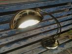 Messing bureaulamp Massive vintage hollywood regency, Minder dan 50 cm, Gebruikt, Ophalen of Verzenden, Metaal