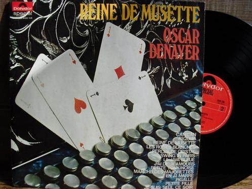OSCAR DENAYER Accordeon "Reine De Musette" LP, Cd's en Dvd's, Vinyl | Nederlandstalig, Gebruikt, Streekmuziek, 12 inch, Ophalen of Verzenden