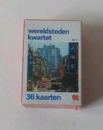 Vintage wereldstedenkwartet jumbo kwartetspel kwartetten oud, Ophalen of Verzenden, Zo goed als nieuw, Kwartet(ten)