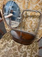 Vintage Spiegel met Opbergdoos, Ophalen, Ovaal, Minder dan 50 cm, Minder dan 100 cm