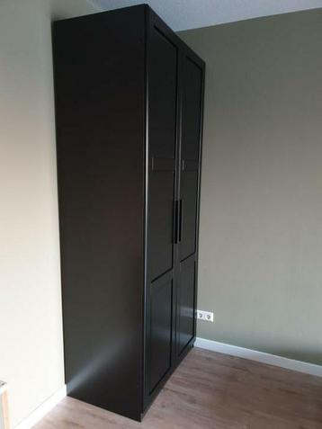Ikea Pax kledingkast zwartbruin - afbeelding 2
