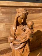 Anti houten beeld Maria en Jezus, Antiek en Kunst, Ophalen