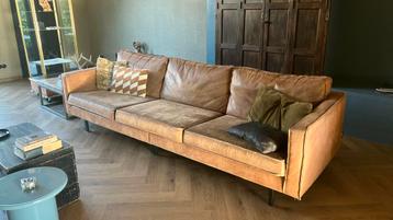 4 persoonsbank BePure van Woood kleur cognac