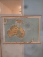Schoolplaat Australië & Nieuw-Zeeland, Antiek en Kunst, Ophalen of Verzenden, Aardrijkskunde