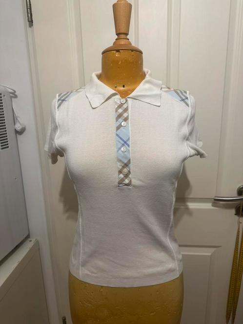 Burberry London shirt maat S, Kleding | Dames, Tops, Zo goed als nieuw, Maat 36 (S), Beige, Korte mouw, Ophalen of Verzenden