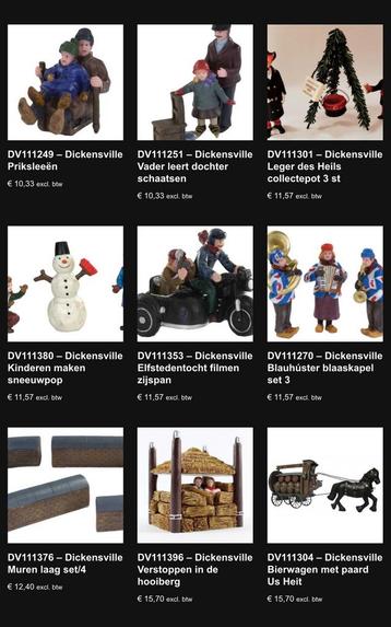 Dickensville kerstdorp alles nieuw !! beschikbaar voor biedingen