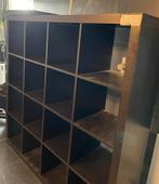 Kallax kast IKEA donkerbruin - gratis, Huis en Inrichting, 25 tot 50 cm, Gebruikt, Ophalen