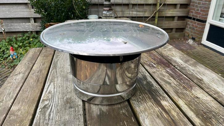 Isoduct trekkende kap rookgas afvoerpijp 150mm, Huis en Inrichting, Kachels, Zo goed als nieuw, Gaskachel, Gas, Ophalen of Verzenden