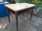 Antieke speel-, kaart- pokertafel, Antiek en Kunst, Ophalen