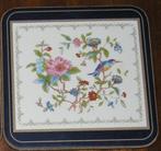 6 Pimpernel onderzetters Pembroke by Ansley kolibri/bloemen, Huis en Inrichting, Ophalen of Verzenden, Zo goed als nieuw, Glas of Kopje