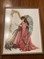 Borduurwerk “ Engel speelt op de harp”, Ophalen of Verzenden