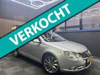 Volkswagen Eos 2.0 FSI Highline Airco leder panodak Apple ca, Voorwielaandrijving, Gebruikt, Zwart, 4 cilinders
