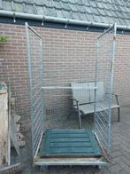 Rolcontianer, Dieren en Toebehoren, Vogels | Hokken en Kooien, Ophalen, Gebruikt, Metaal, Vogelkooi