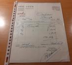 Hilversum ARIE VEEN tapijtweverij factuur 1952, Verzamelen, Merken en Reclamevoorwerpen, Ophalen of Verzenden, Zo goed als nieuw