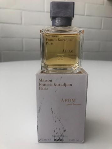 APOM pour homme-Francis Kurkdjian-stalen- uit productie  beschikbaar voor biedingen
