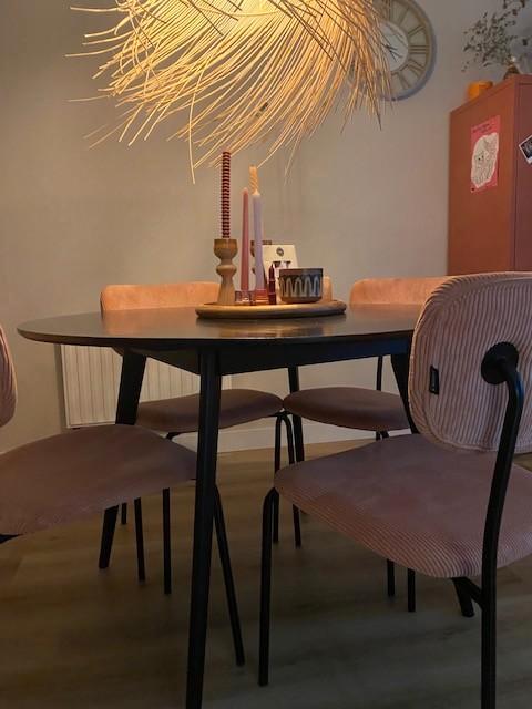 Eettafel Loods 5, Huis en Inrichting, Tafels | Eettafels, Gebruikt, 50 tot 100 cm, 100 tot 150 cm, Vier personen, Rond, Ophalen